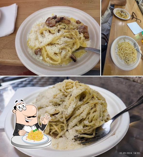 Spaghetti alla carbonara al CHE PASTA! Pasta Bar