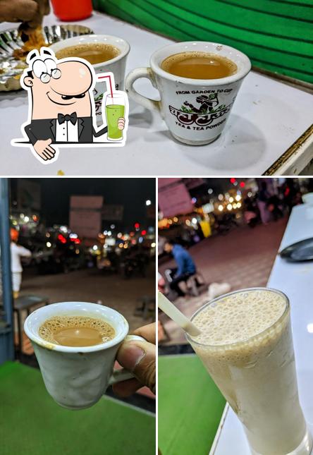 Enjoy a beverage at Chahat House