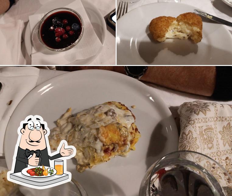 Cibo al Hostaria da Tesone