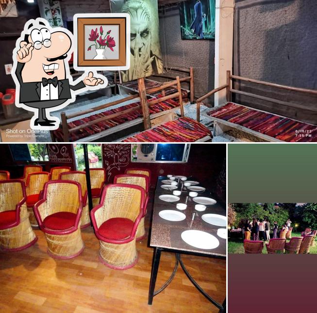 Take a seat at one of the tables at Krystal’s RoadHouse Family Garden Restaurant & Cafe