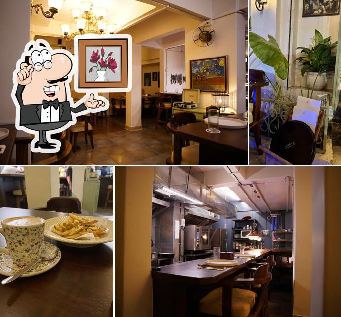 The interior of Luv Restaurant