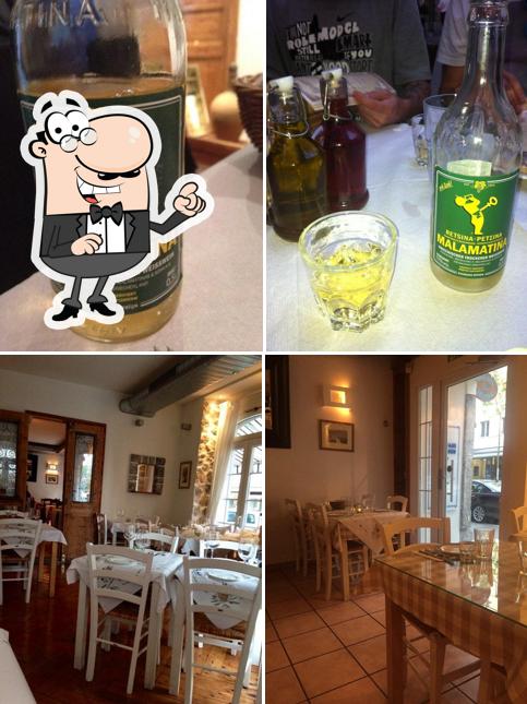 Tra le diverse cose da Manjaal Restaurant si possono trovare la interni e bevanda