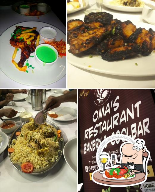 Order seafood at Oma's Restaurant