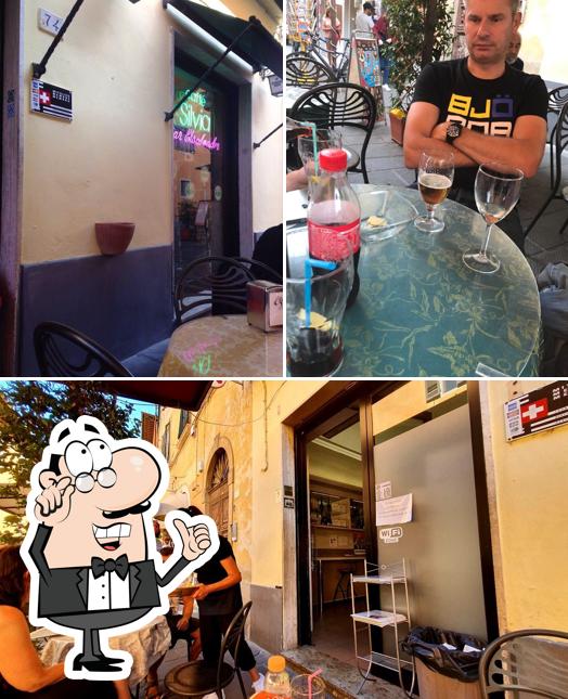 Gli interni di Bar El Salvador Pisa