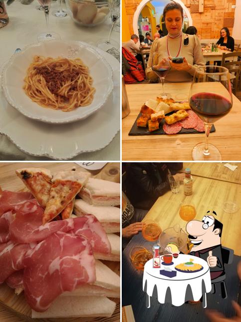 Piatto di formaggi al L'Oca Bianca