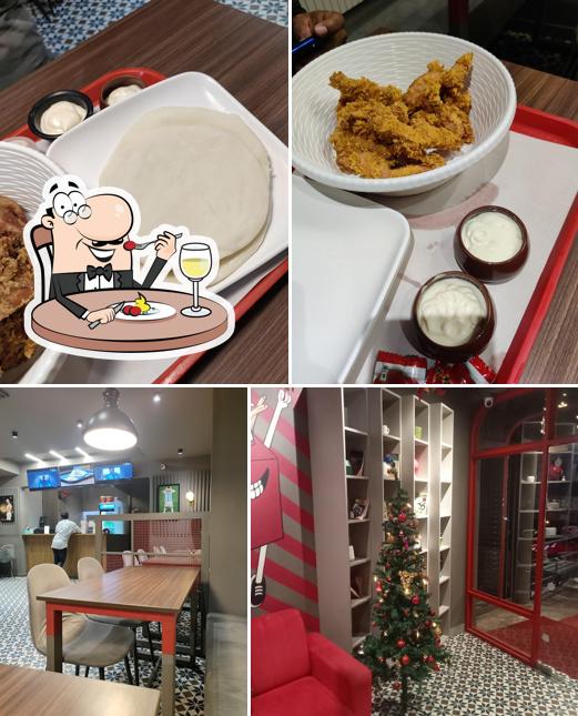 The photo of food and interior at AFC its fried