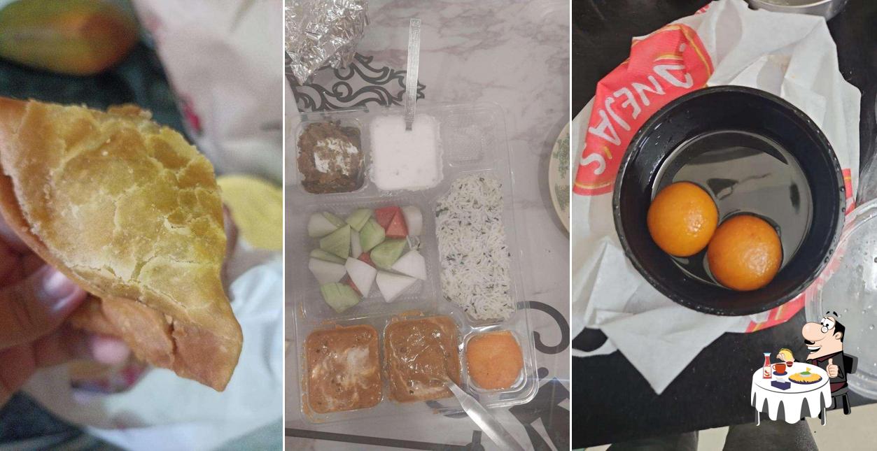 Cheese plate at Aneja's Sweets And Bakers