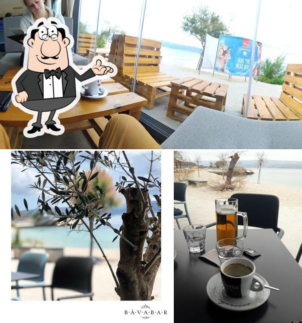 Gli interni di Bava Restaurant & Bar