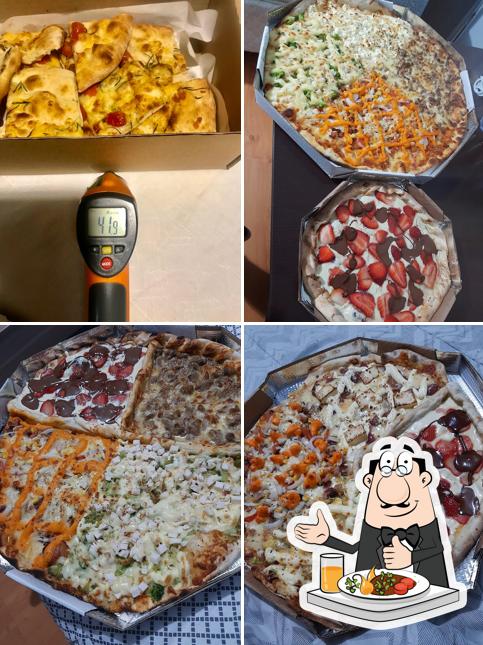 Platos en Buffalos Pizzaria