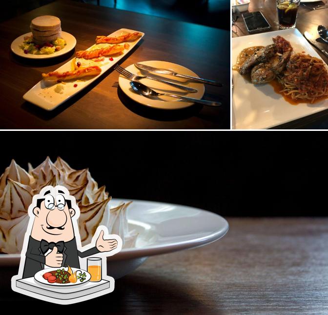 The restaurant's food and beverage
