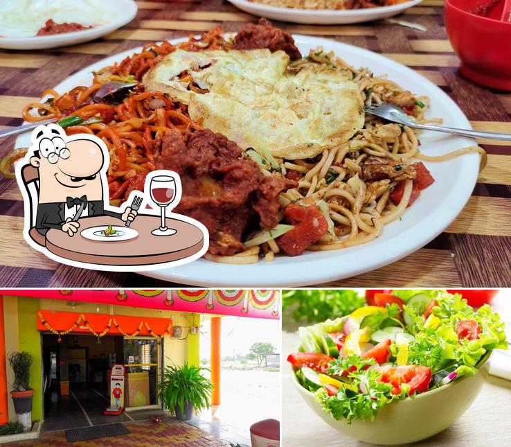 The restaurant's food and interior