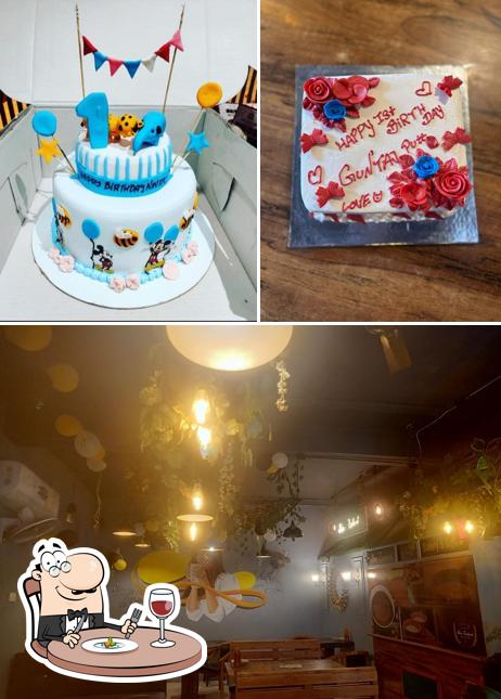 This is the image displaying food and interior at New zealand bakery & coffee