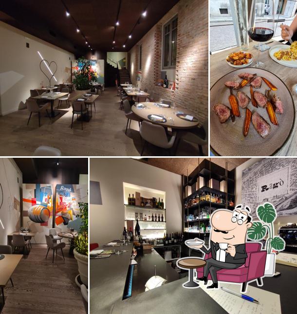 Gli interni di Ragò - L' Osteria Di Piacenza