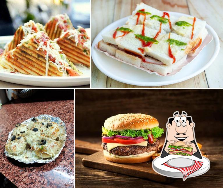 Club sandwich at Street crispy bite