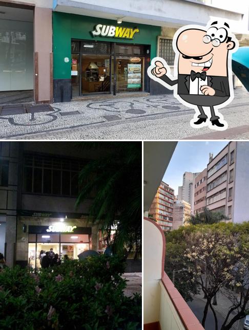 O exterior do Subway