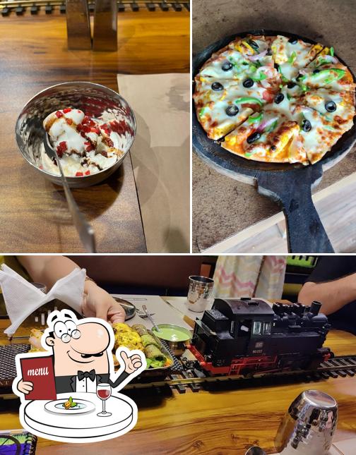 Food at Train Restaurant GuruGram