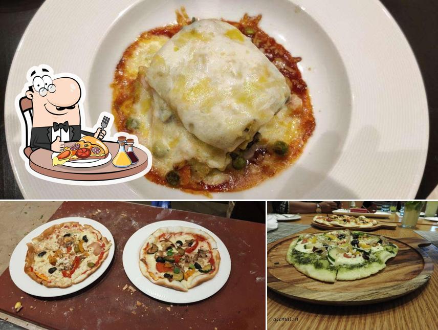 Try out pizza at Umami Chennai