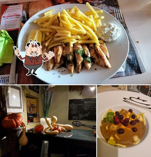 Platti al Café restaurant du Tilleul, Sonia Collet
