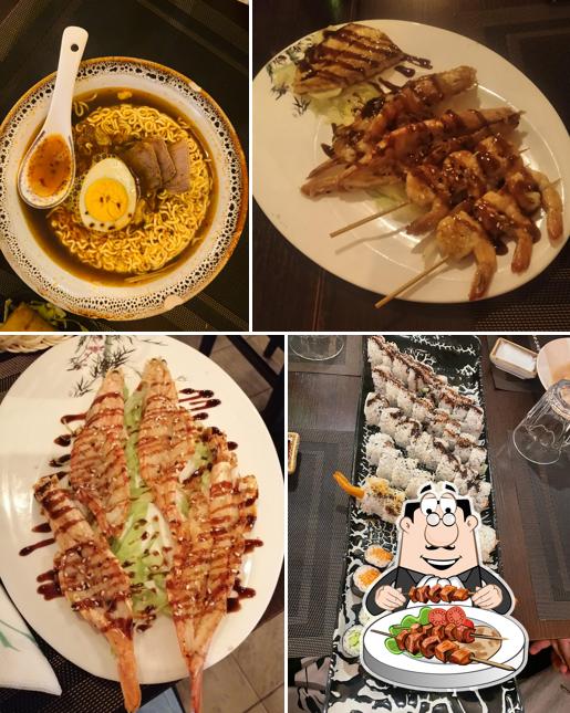 Pollo yakitori al Dragon Sushi Restaurant