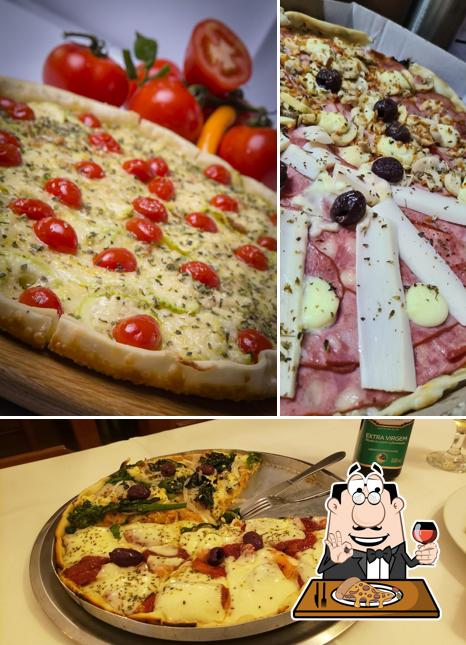 Escolha diversos tipos de pizza