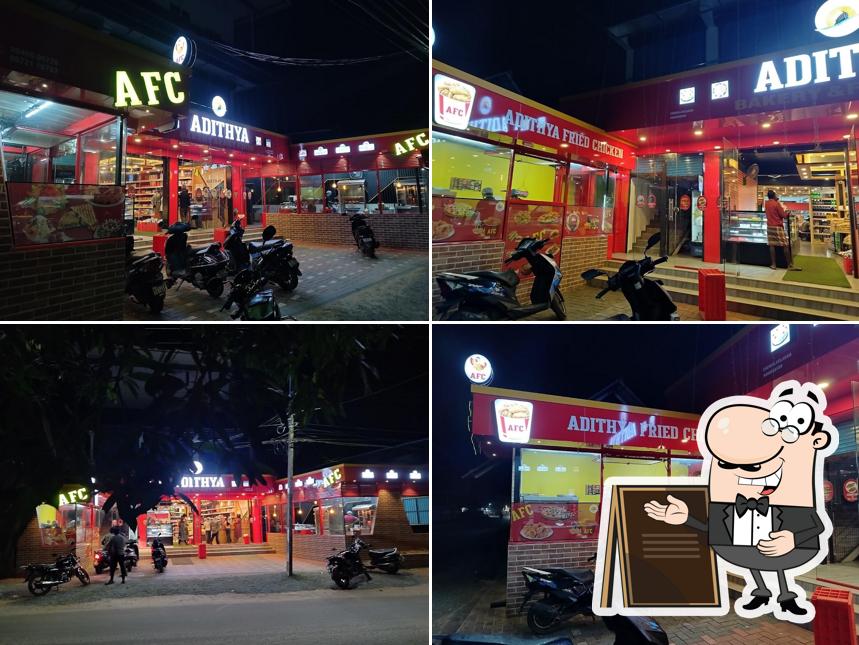 The exterior of AFC KADAKKAVOOR ( ADHITHYA FRIED CHICKEN & BAKERY )