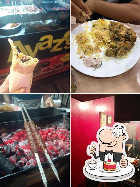 Ayaz's provides a selection of sweet dishes