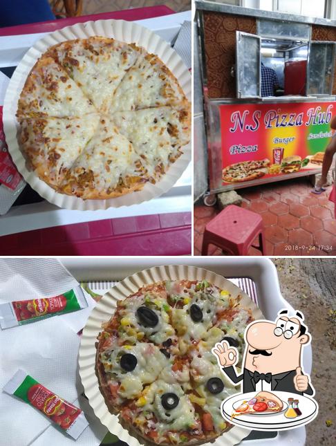 Get pizza at NS Pizza Hub