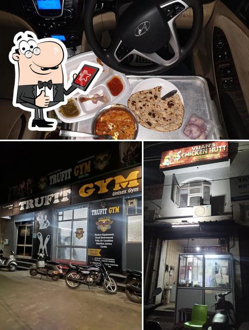 See the pic of Vijan chicken hutt