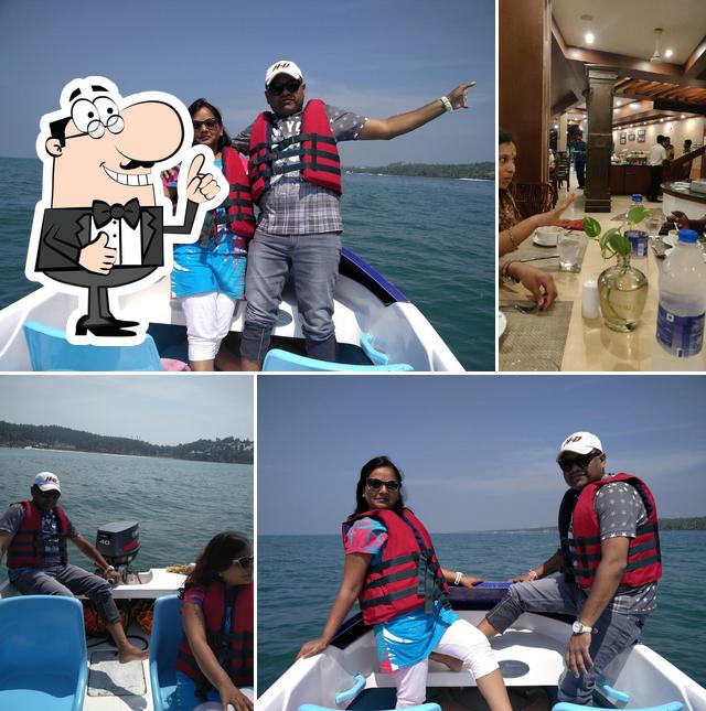 "Waves on the Beach" a Seafood Restaurant