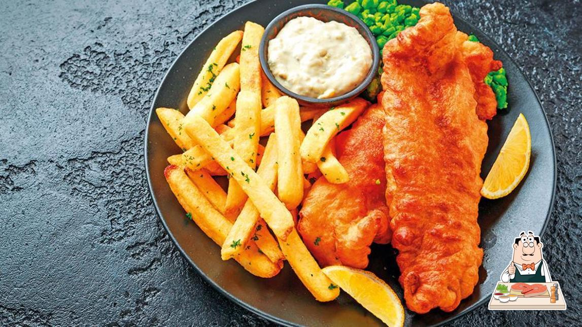 Fish and chips at YUM YUM FOODS