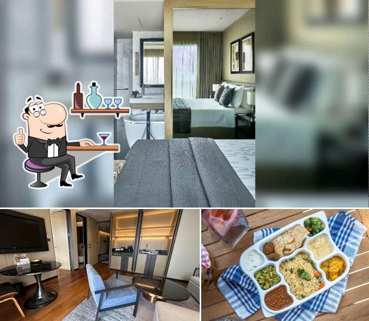 Take a seat at one of the tables at The Den Bengaluru