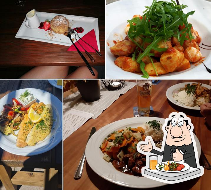 Cibo al Ristorante Brünnl