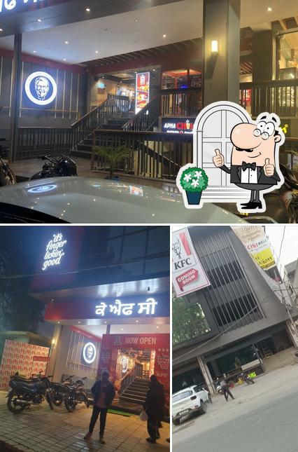 The restaurant's exterior and food
