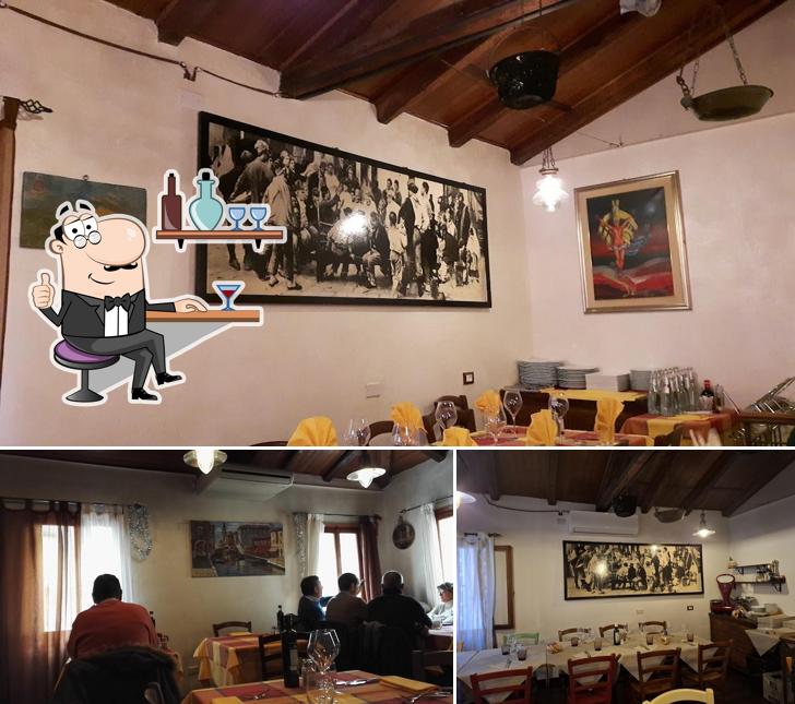 Gli interni di Ostaria N2