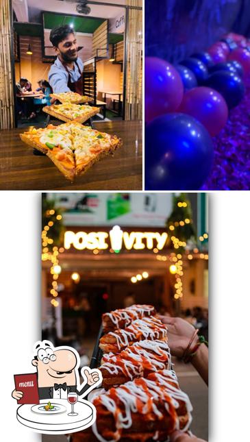 Food at Positivity Cafe