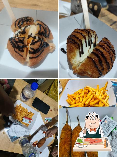 Fish and chips at Beyond Bajji