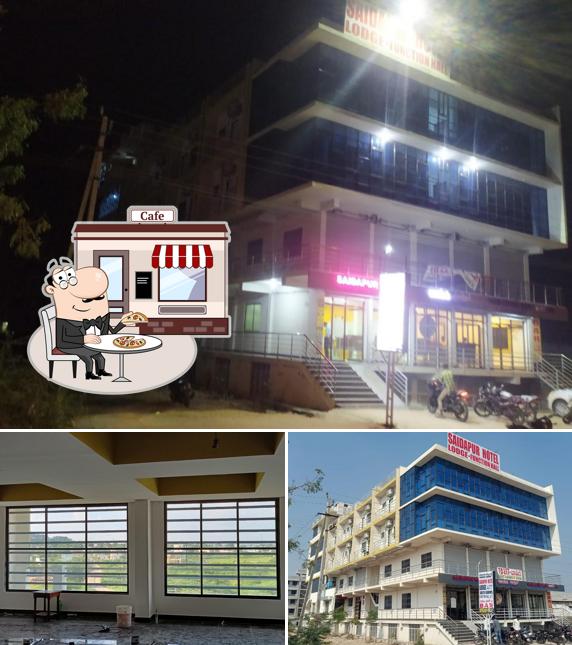 The exterior of Hotel Saidapur, Yadgir