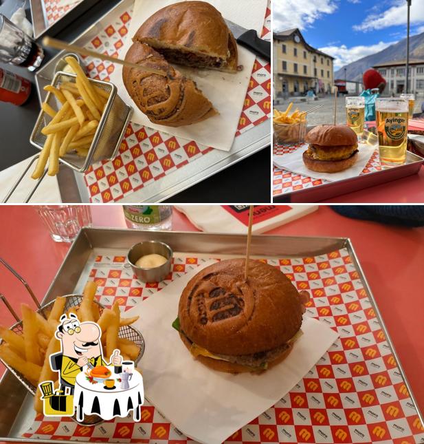 Panino con maiale stirato al Moroburger