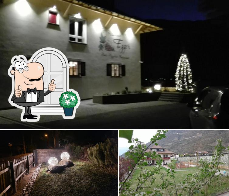 Gli esterni di Residence Pizzeria Egger