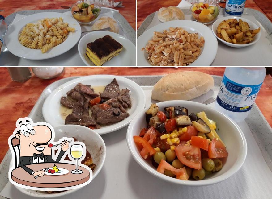 Platti al La Pesa ristorante self-service