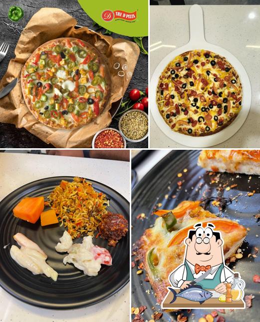 Grilled salmon at The D Pizza