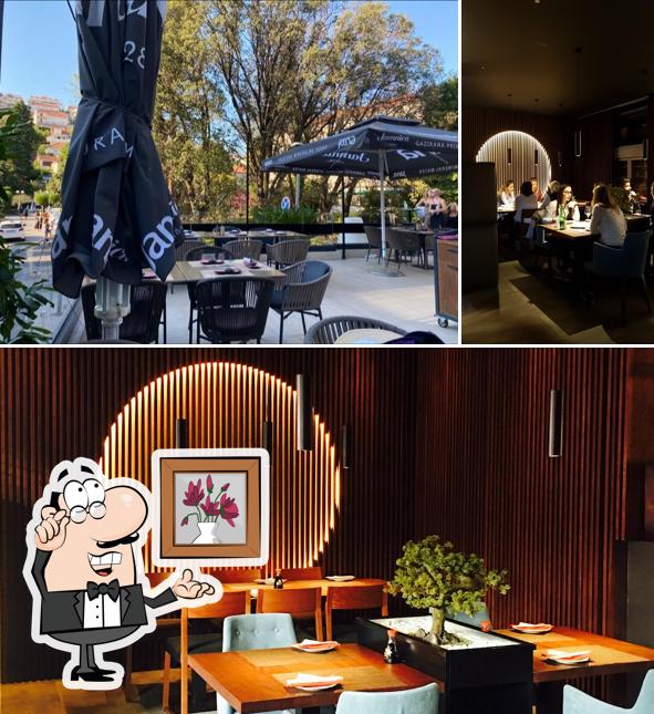 Gli interni di Shizuku -Japanese cuisine-