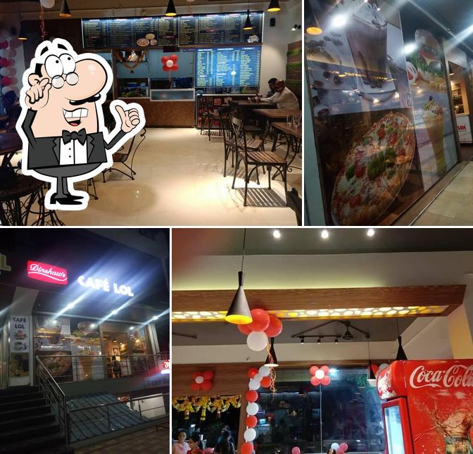 The interior of Cafe Lol
