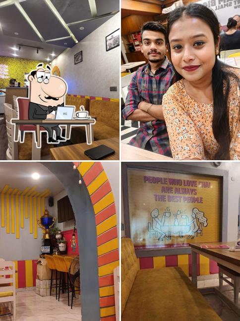 The interior of MBA CHAI WALA, Salt Lake Kolkata