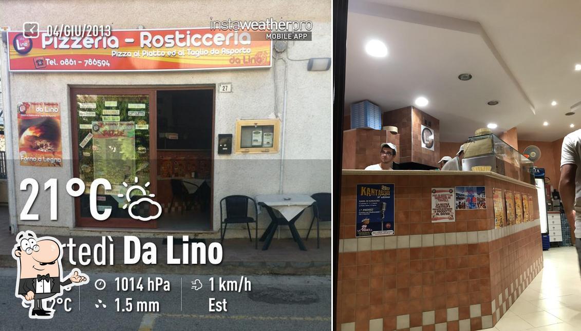 Gli interni di Pizzeria Da Lino