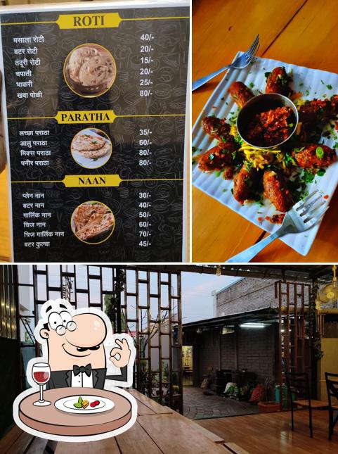 The picture of food and interior at Fusion spice