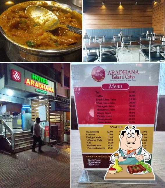 Hotel Aradhana Pure Vegetarian offers meat dishes