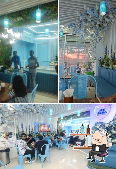The interior of Iceberg Organic Icecreams