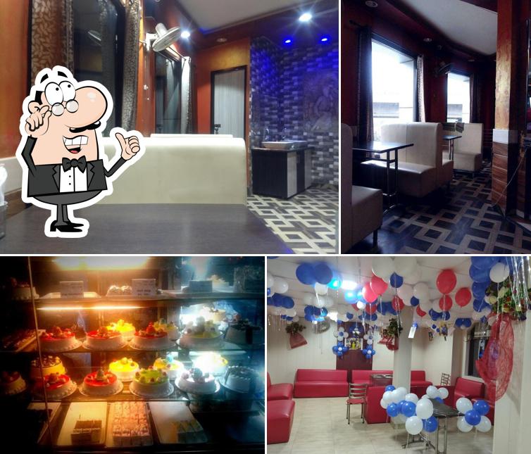 The interior of Mr. Prabhu - Bakery, Sweets and Restaurant