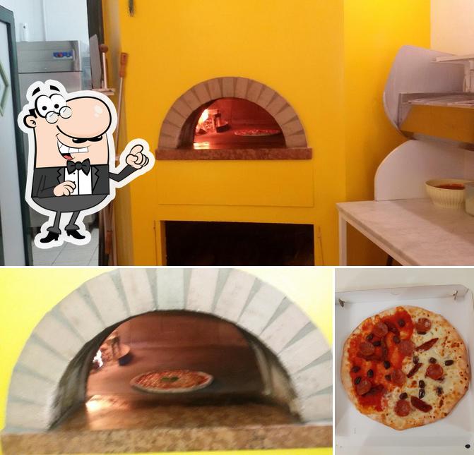 Tra le varie cose da Pizzeria da Roby si possono trovare la interni e pizza